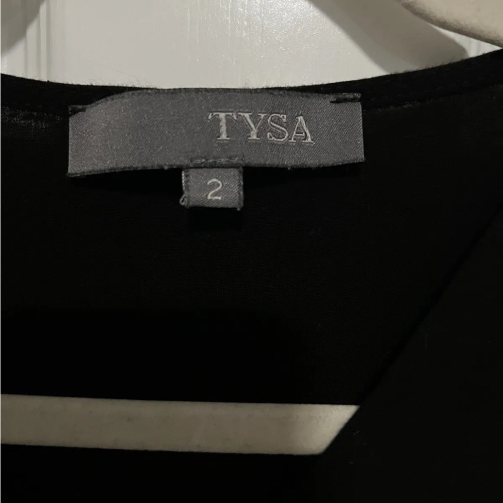 Tysa Juniper Beautiful Black Drawstring Dolman Sl… - image 4